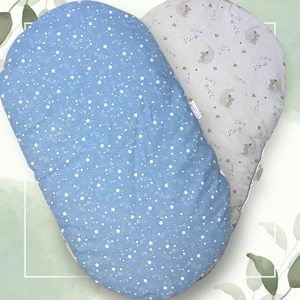 Topponcino Coton BIO - Souris Bleu