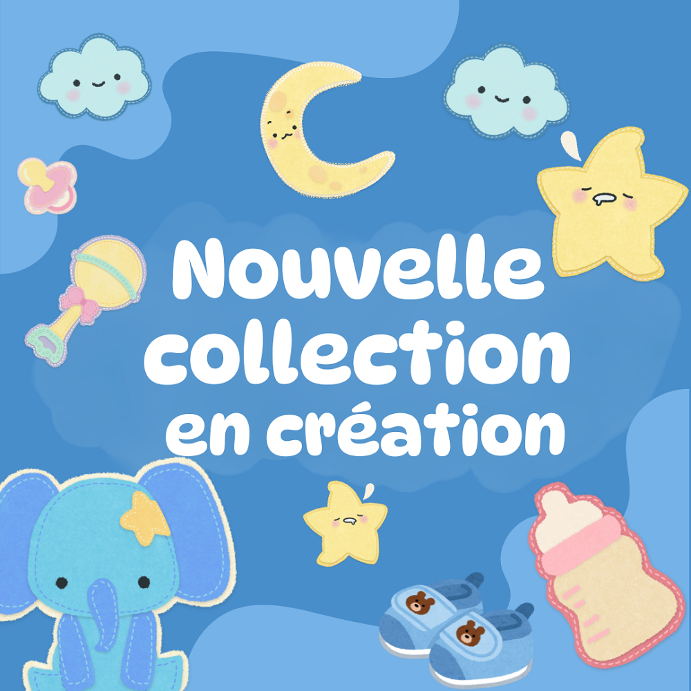 Baby Shower Invitation Social Media Créations artisanales Françaises pour bébé